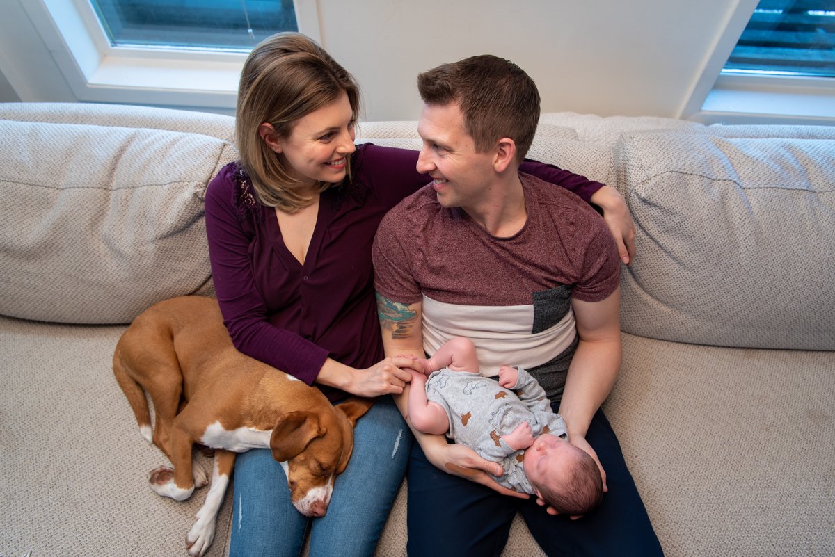 One month with our little bear🤍 

Scotia will be making his TV debut tomorrow when we check-in with his aunties @AnaAlmeidaCTV, <a href="/ADebisonCTV/">Amanda Debison</a> &amp; <a href="/JenniferGrudic/">Jennifer Grudić</a> on @CTVMorningAtl.

We can't wait for you all to meet him!