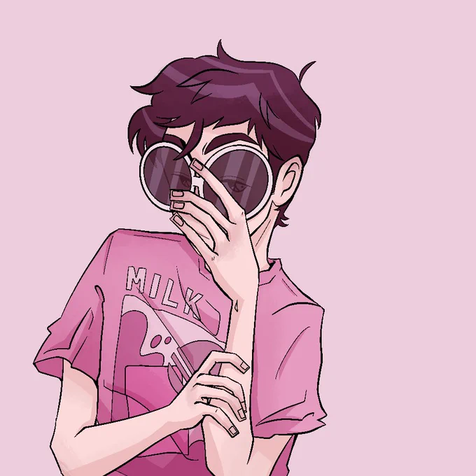 its been over a month since the strawberry milk shirt.... 
#georgenotfoundfanart 