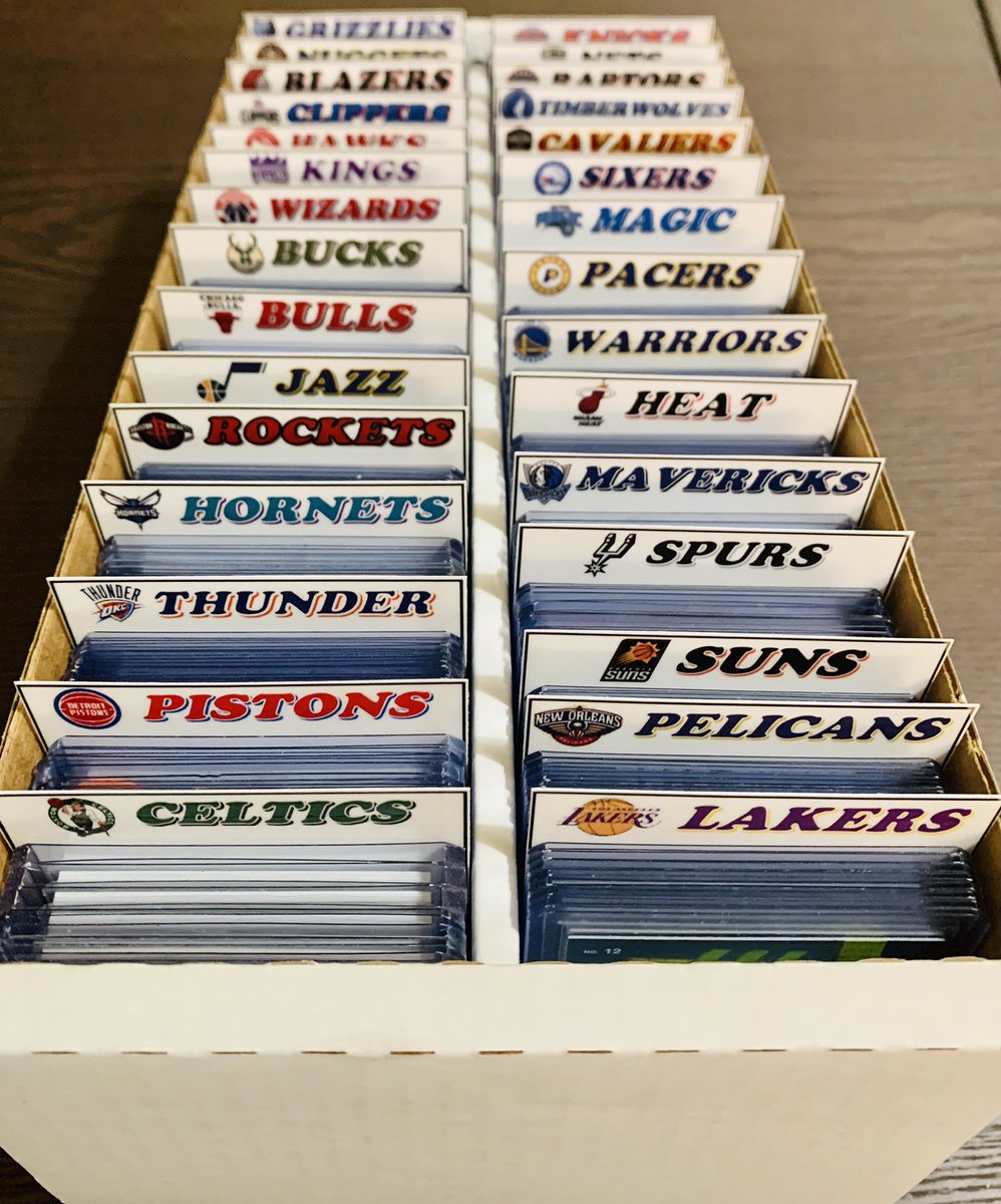 3PG_Customs's tweet photo. Thank you to all that ordered this week. I am out of materials due to the volume of orders that came in. I have enough to do one team set of either NBA, MLB or NFL. Reply to this post & DM so I can print it before I leave work. 🙏👍#carddividers #teamsets https://t.co/VPtBRIlgV0