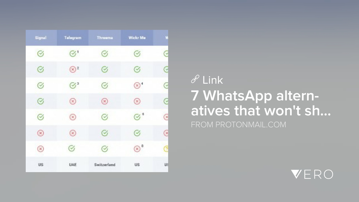 tan1at1ber1a's tweet image. protonmail.com/blog/whatsapp-… - #deletewhatsapp #deletefacebook #deletegmail #deleteinstagram #deletegoogle vero.co/taniatiberia/g…