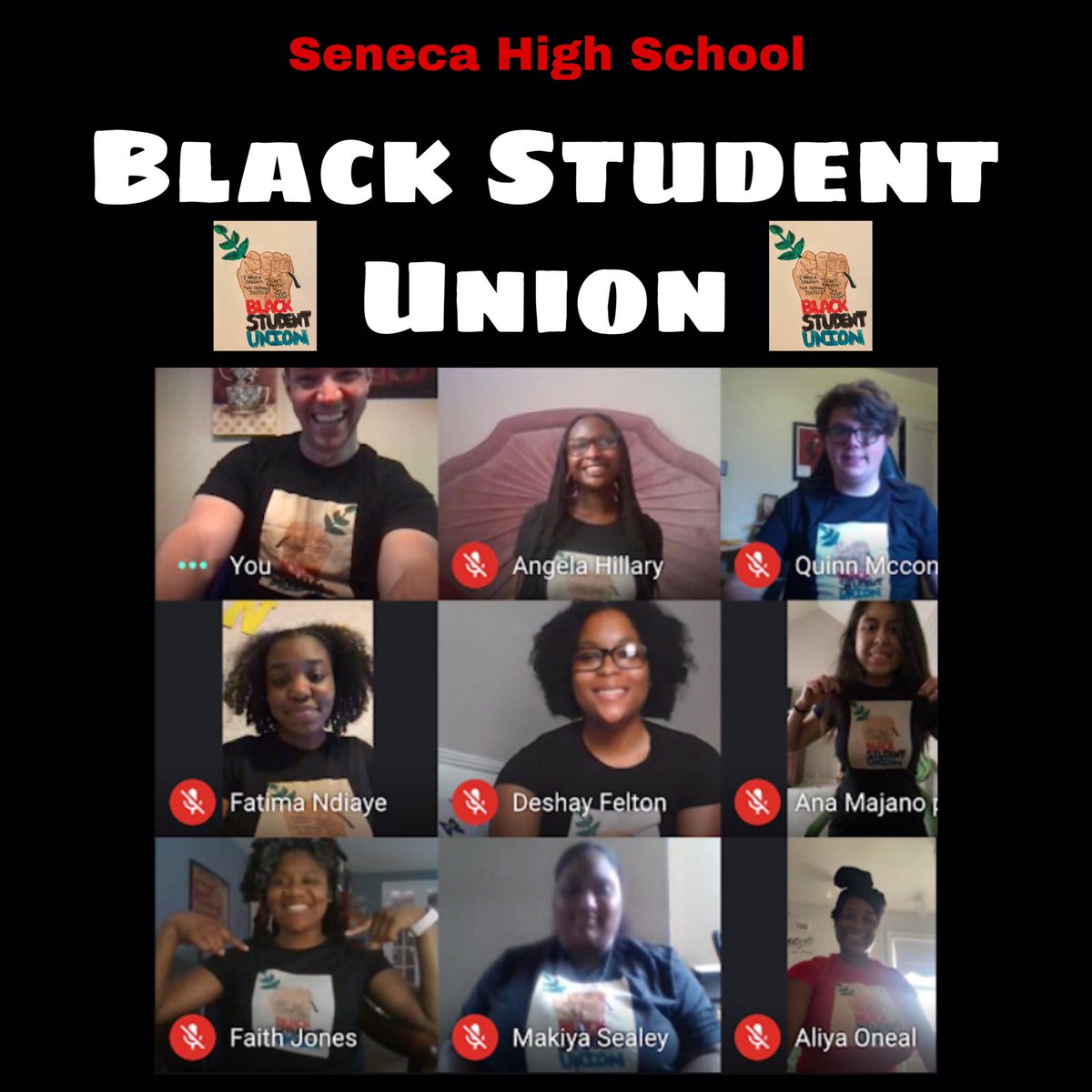 Seneca HS Black Student Union tweet media