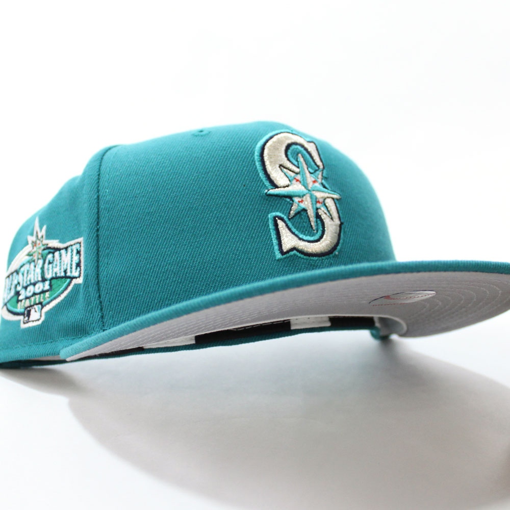 ECAP_CITY's tweet photo. Restock! #SeattleMariners 2001 All Star Game 59Fifty Fitted #NewEraCap in Aqua with #GrayUnderBrim #ECAPCITY
https://t.co/sRGPb1KufA
#Mariners #Fittedhats #Graybottoms #Greenbottoms #grayunderbrim https://t.co/jIhnXTzx9j