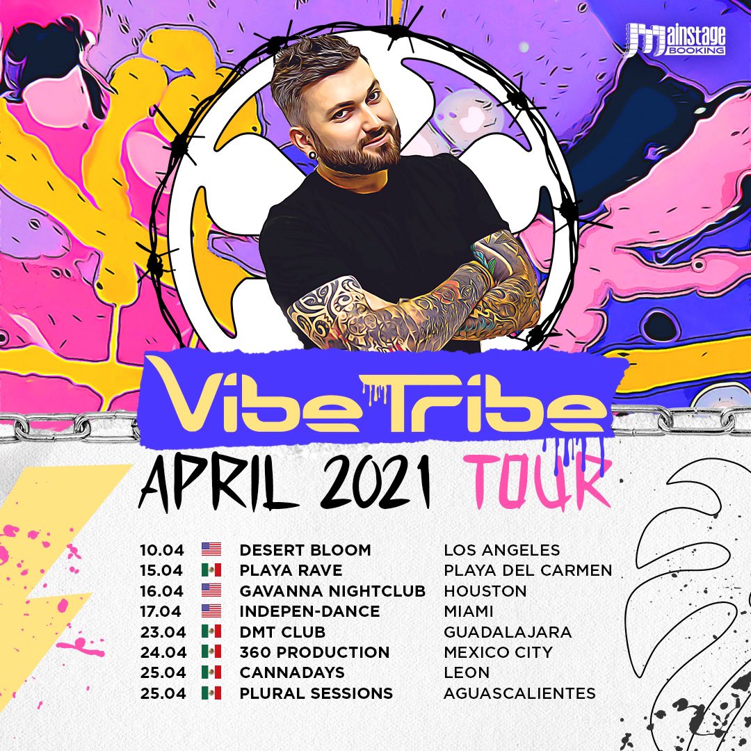 It’s been a while... WHERE I SEE YOU? 😍 April tour is ON!!!✈️💪🏻 

Excitement level 🤯 After the hard year we all want to forget.. So good to be back 🎵❤️🎶

#VibeTribe #OneVibeOneTribe #MainstageRecords #MainstageBooking #Psytrance #Psychedelic #Trance #Psy #Tour