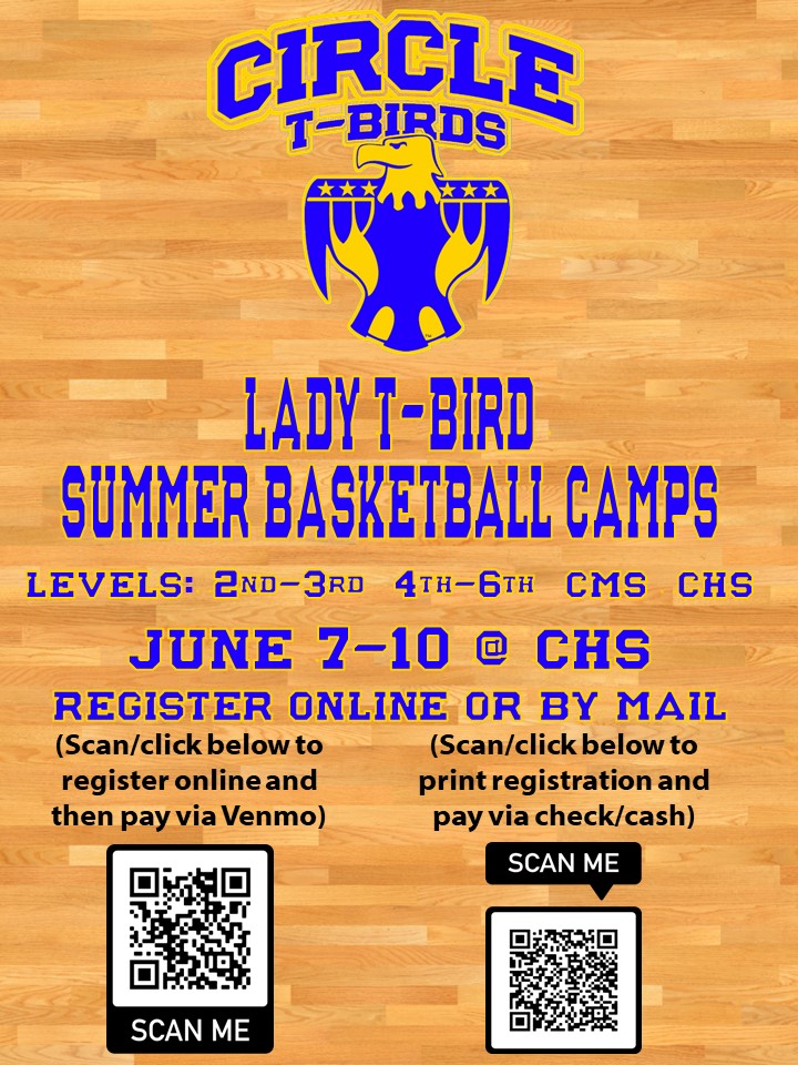 For more information, as well as Registration Forms, please visit the Lady T-Bird Basketball Website:  sites.google.com/usd375.org/lad… <a href="/CircleTBird/">CHS Activities</a> <a href="/Loyal_To_Royal/">Loyal_to_Royal</a> <a href="/circleusd375/">Circle USD 375</a>  #thrivein375