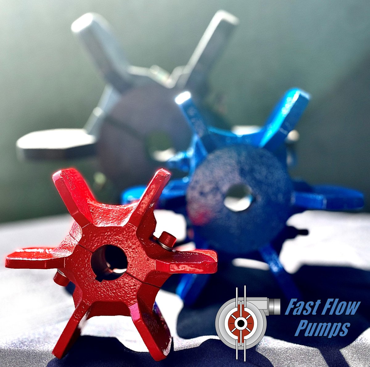 FastPumps's tweet photo. Freshly paint impellers! 

#impeller #submersiblepumps #pumps https://t.co/MR0iQP9WoO