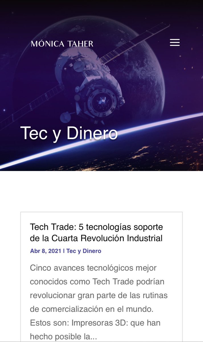 monicataher's tweet photo. editorial presentará blogs sobre tendencias tecnológicas y #finanzaspersonales que las mujeres podemos utilizar para crecer económicamente y tendremos entrevistas en #TecTV con líderes de los gigantes de la #innovación Comparto mi historia personal, la cual espero ayude a muchas. https://t.co/SeHnCmSzl7
