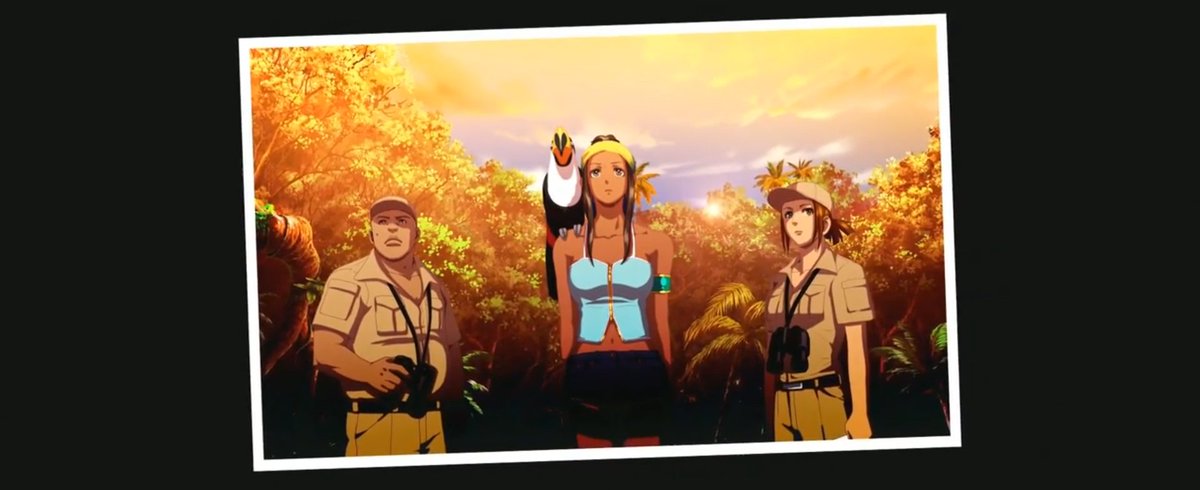 10. I'm glad SNK gave her a cheerful, caring, a bit funny personality instead, also the attitude to stand and protect nature and animals in danger. Some may think that's a bit dumb, but in my opinion, it's great considering Colombia is such a rich country in biodiversity! 