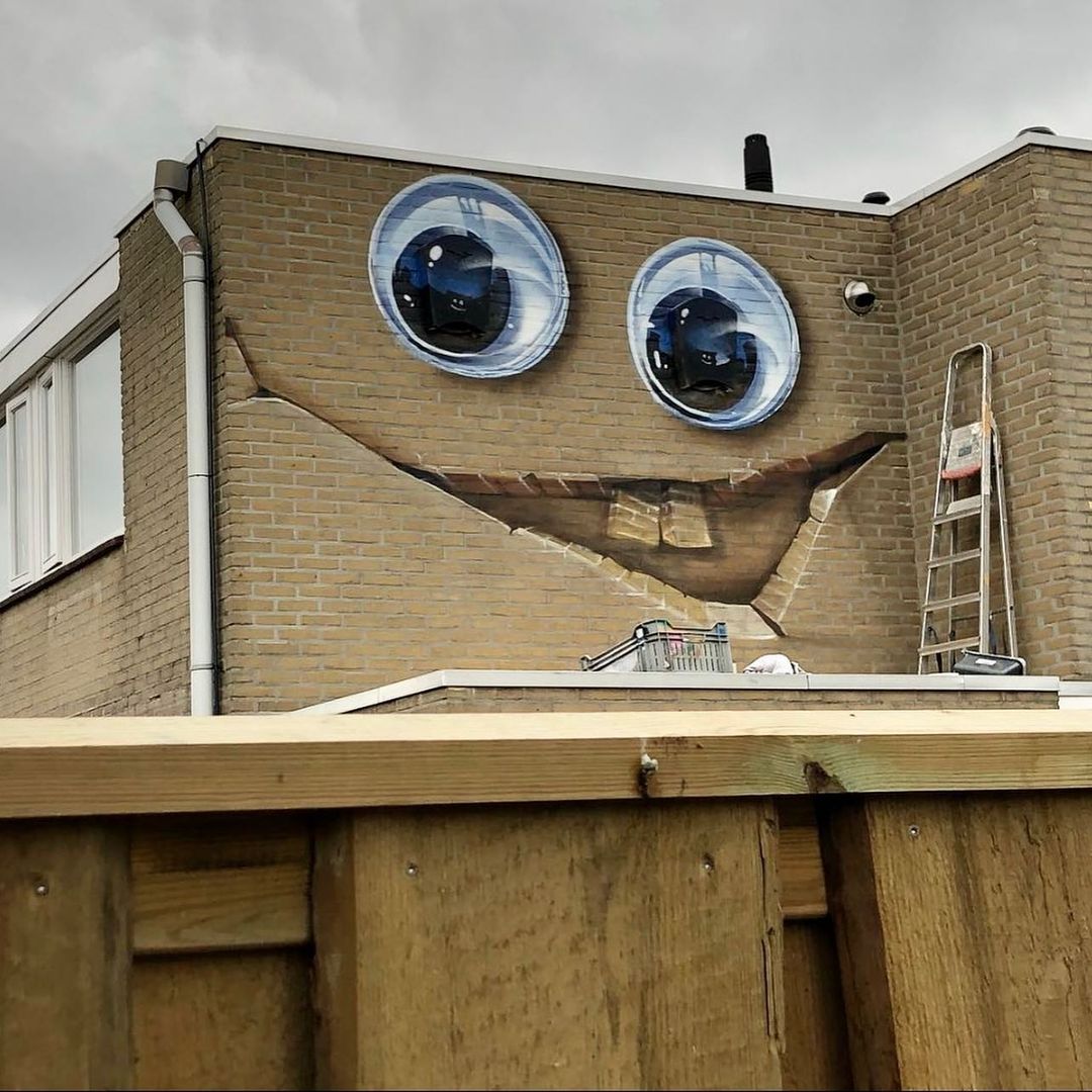 NextstreetG's tweet photo. 😀 What makes your day ? For us is the fun mural by JanIsDeMan !

📍 Nijmegen, Netherlands
.
.
#streetart #urbanart #nextstreetgallery #graffiti https://t.co/TbRNASgiEa