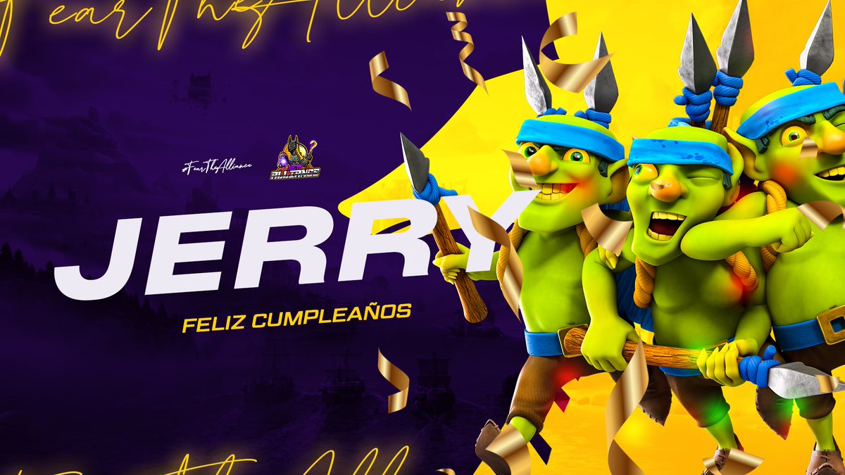 ● CELEBRACIÓN ●

Continúan los días de fiesta y queremos celebrarlo con uno de nuestros Staff favorito

El gran Capitán @Jl08_CR, quien nos acompaña desde los inicios de ésta travesía de New Alliance 🥳

Más qué un equipo, somos una familia

¡¡Feliz Cumpleaños!! 🎂