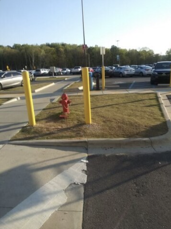 The mailbox is now gone. It was removed shortly after the election. A source passed along this photo of where the box once stood.