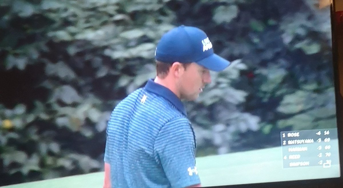 Think he's my fave American golfer in the field?Love the fact he wears heart on sleeve. Love the fact he sprays it. Seems to have a bit of sense of humour off course.Bit country clubbish to get top marks.4/5