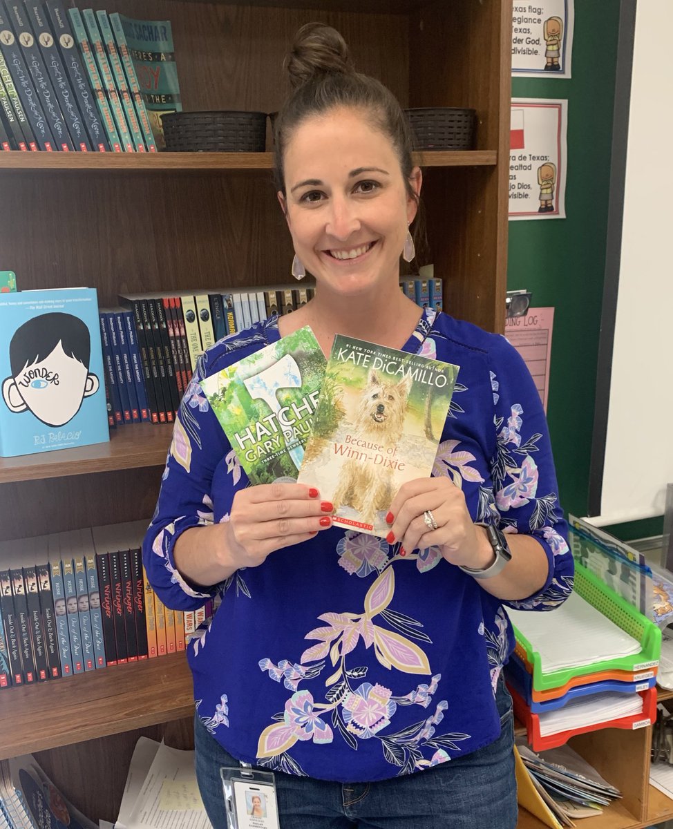 PatlanES's tweet photo. Happy Friday Jr.! Our Library Featured Faculty for today is one of our Academic Deans, Mrs. Gonzales! She’s been in education for 12 years and has a Master’s Degree in Educational Leadership! #PatlanFaces @SeguinISD @Tracee_Gonzales https://t.co/bxWJA8i7yP