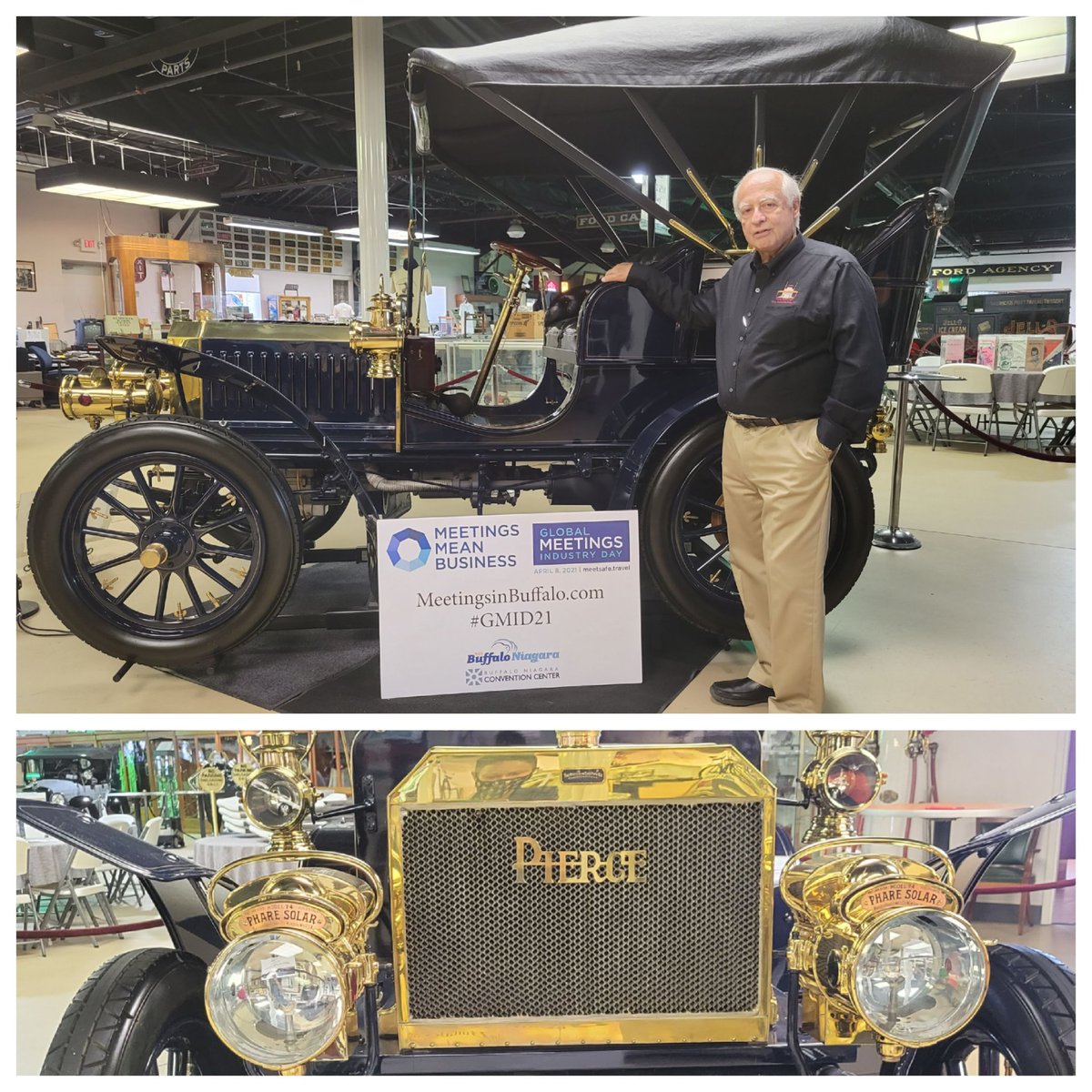 MeetinBUF's tweet photo. The Buffalo Transportation Pierce Arrow Museum is ready to welcome visitors back to #Buffalo safely! #GMID21 #MeetingsMeanBiz #MMBMeetSafe #meetingprofs https://t.co/lRxUUMWLMF