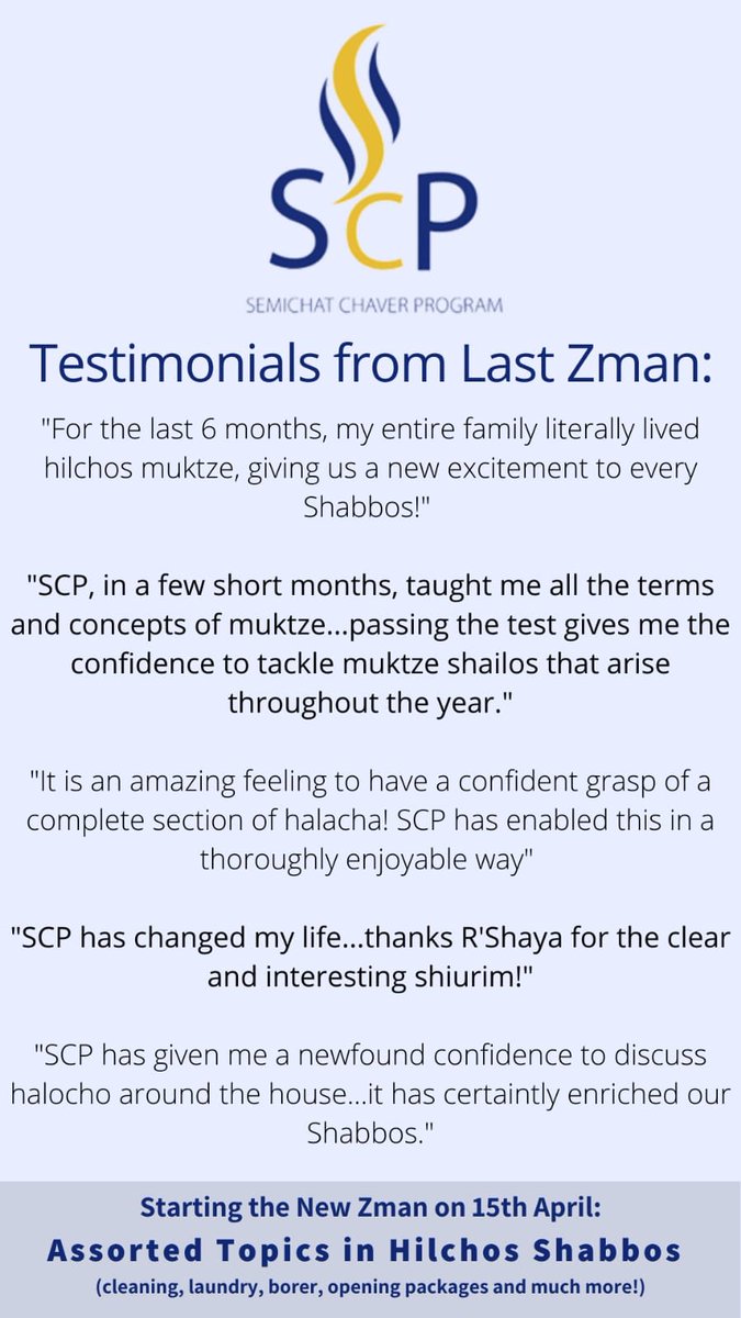 SCP_Learning's tweet photo. Testimonials from Rav Shaya Klyne’s SCP in Manchester UK.
Join the #SCPrevolution ! https://t.co/KNIDjcQ1L2