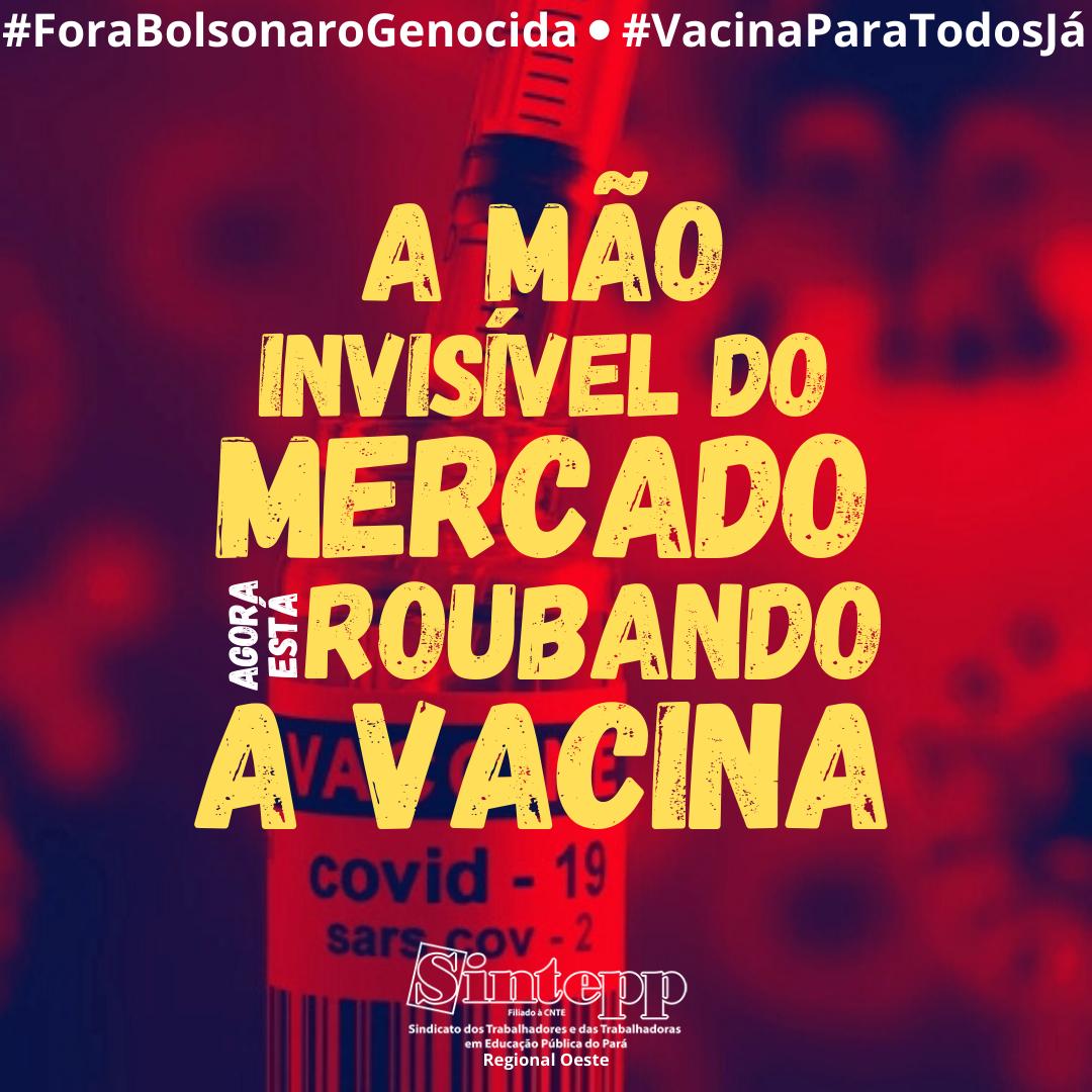 Sintepp_Oeste's tweet photo. A corrida pela vacinação agora está caracterizada pela corrida de privilégio. Enquanto os ricaços garantem seu acesso à vacina, os mais pobres nem sequer conseguiram tomar a segunda dose. Lutamos pela garantia de vacinação para toda a população através do SUS!
#ForaBolsonaro https://t.co/w3s4CMMwd6