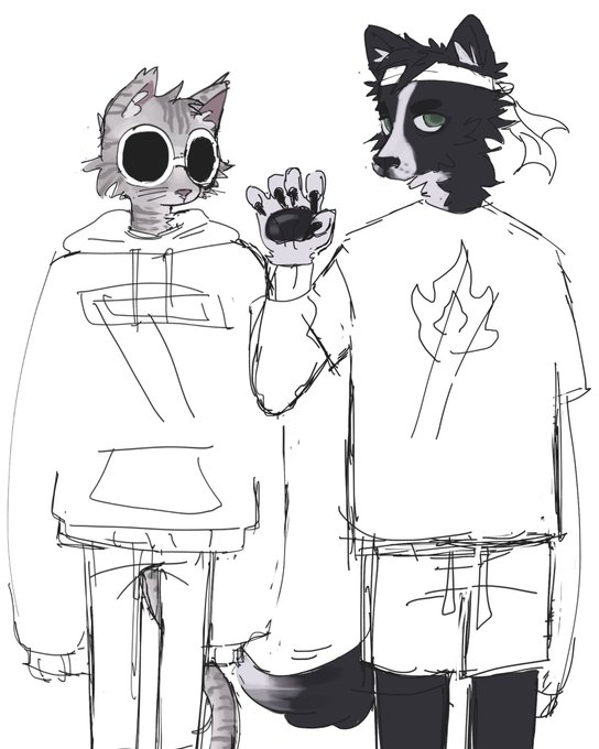 CHANGED MY USERNAME 😼😼 anyways dteam but furry #dreamteamfanart 