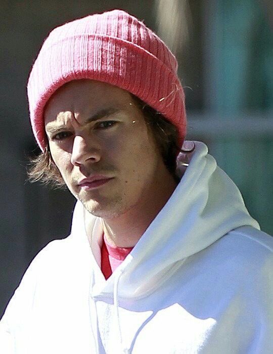 the pink iconic beanie