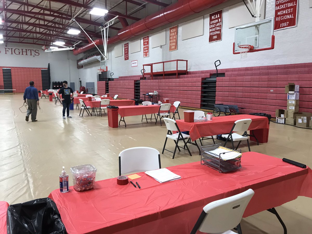 <a href="/WabashCollege/">Wabash College</a> let’s come together tomorrow to #BashCOVID! All is ready, a team of 50 talented volunteers are prepared to vaccinate our students, staff! #ThisIsOurShot #VaccinesWork