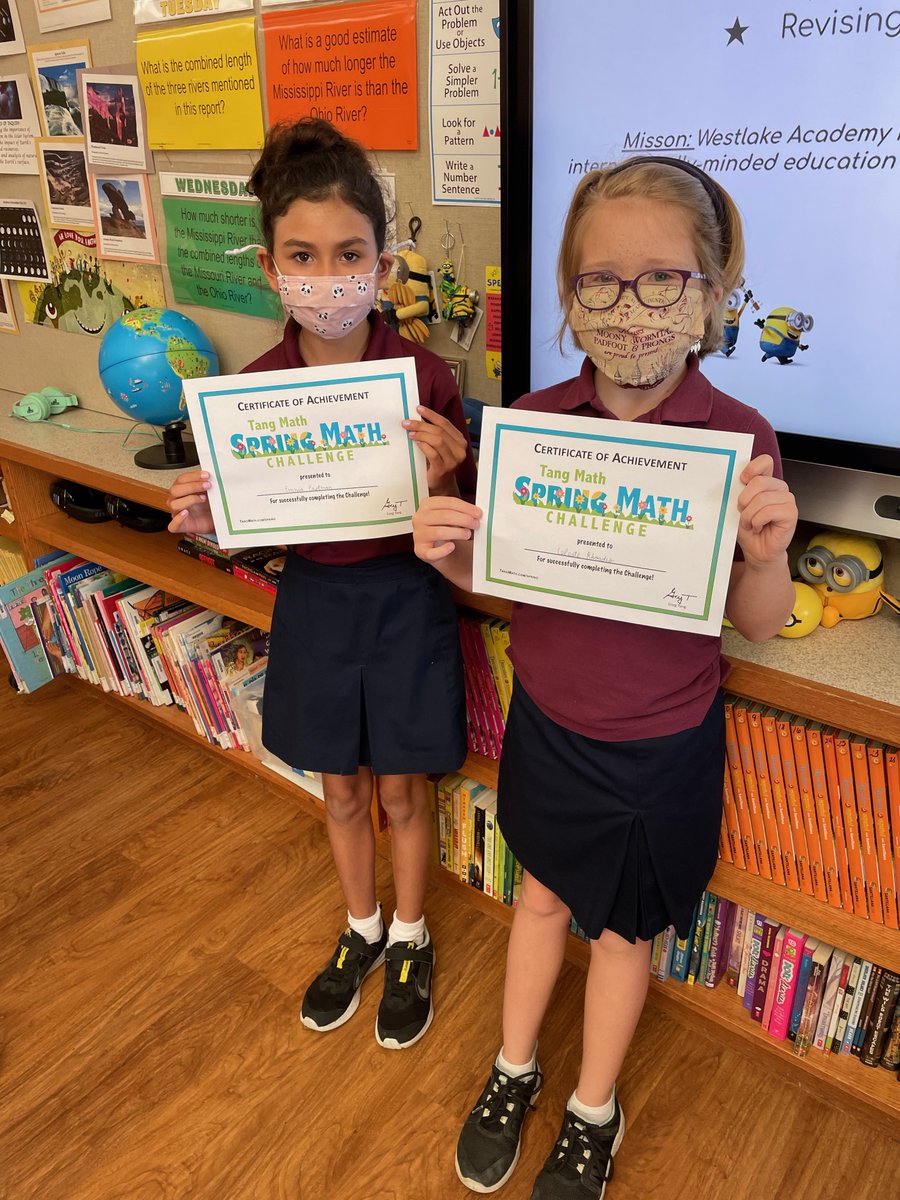 WABlacksmiths's tweet image. Students in Miss Titus’ G4 class completed @gregtangmath  March #Mathness challenge! Way to go, girls!  #waexcels #ibpyp #pyp