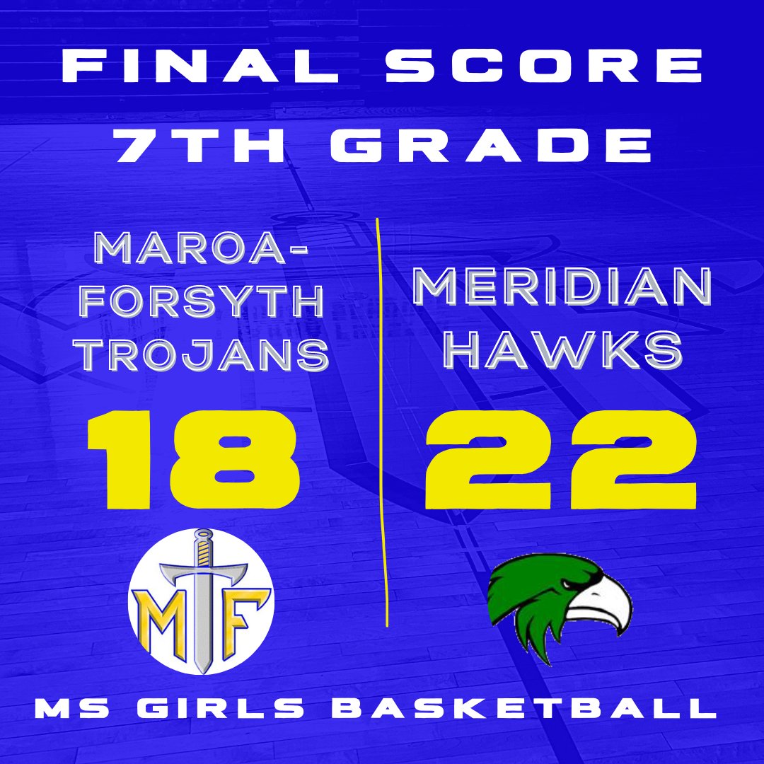 MFMSGirlsBball's tweet image. 8th grade got the W!
7th grade was right there til the end!
#BackToPractice tomorrow 
#BetterEveryDay 
#mtfproud