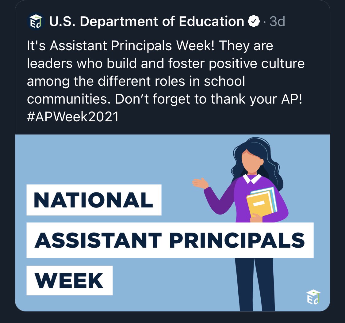 Our Frazier Family truly appreciates <a href="/aarias2552/">Ana Arias</a>, Mrs. Arias, and ALL that she does for our staff members, students, and and our wonderful community too! She’s one of a kind for sure!! 🐬💙 #APWeek2021 #fuesd