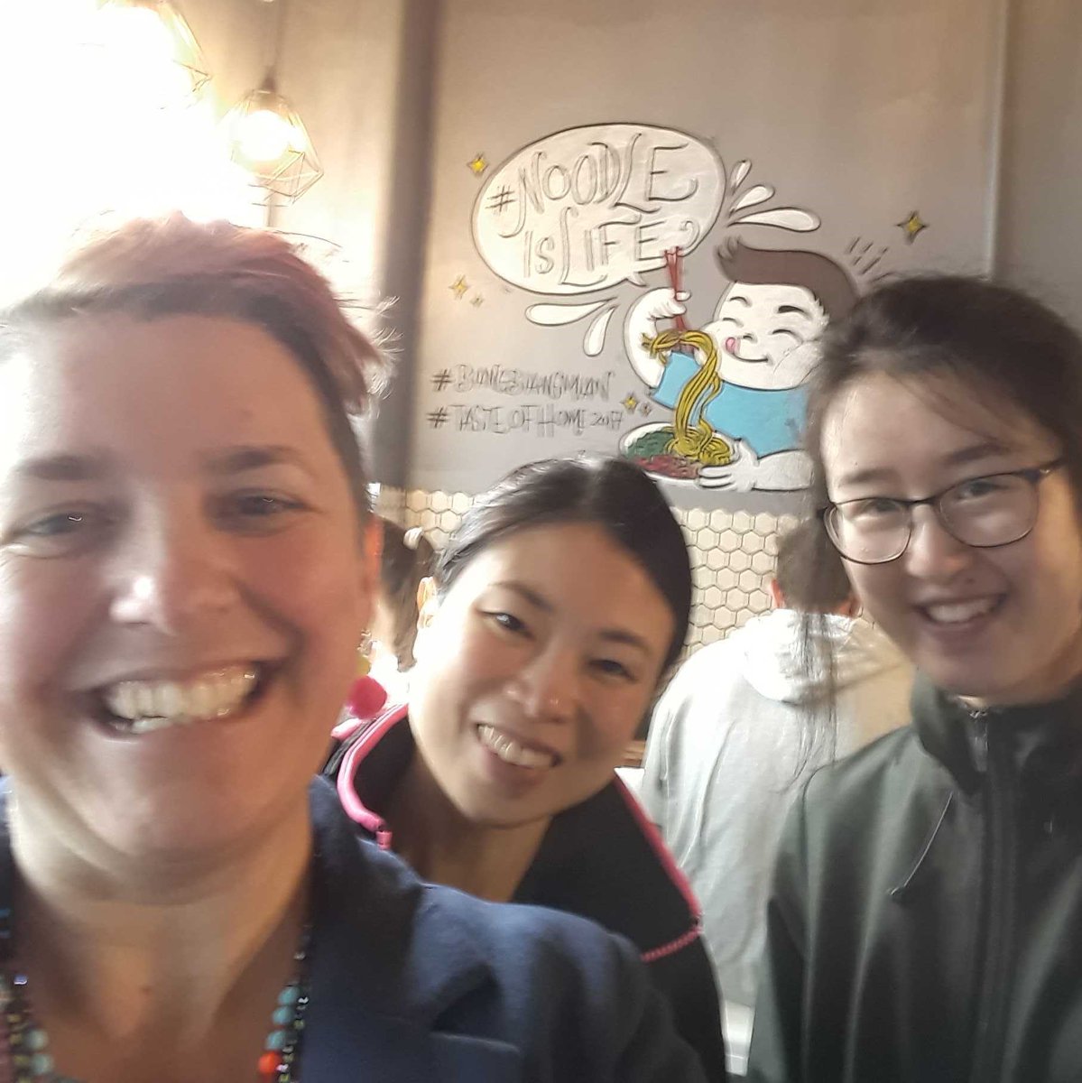 SpecialSlush's tweet photo. Having Taste of Home noodles for the first time, with my @Xero coworkers. Very popular place, delicious milk buns @smallbusinessdaynz #choosesmallnz https://t.co/19JNIy2LIW