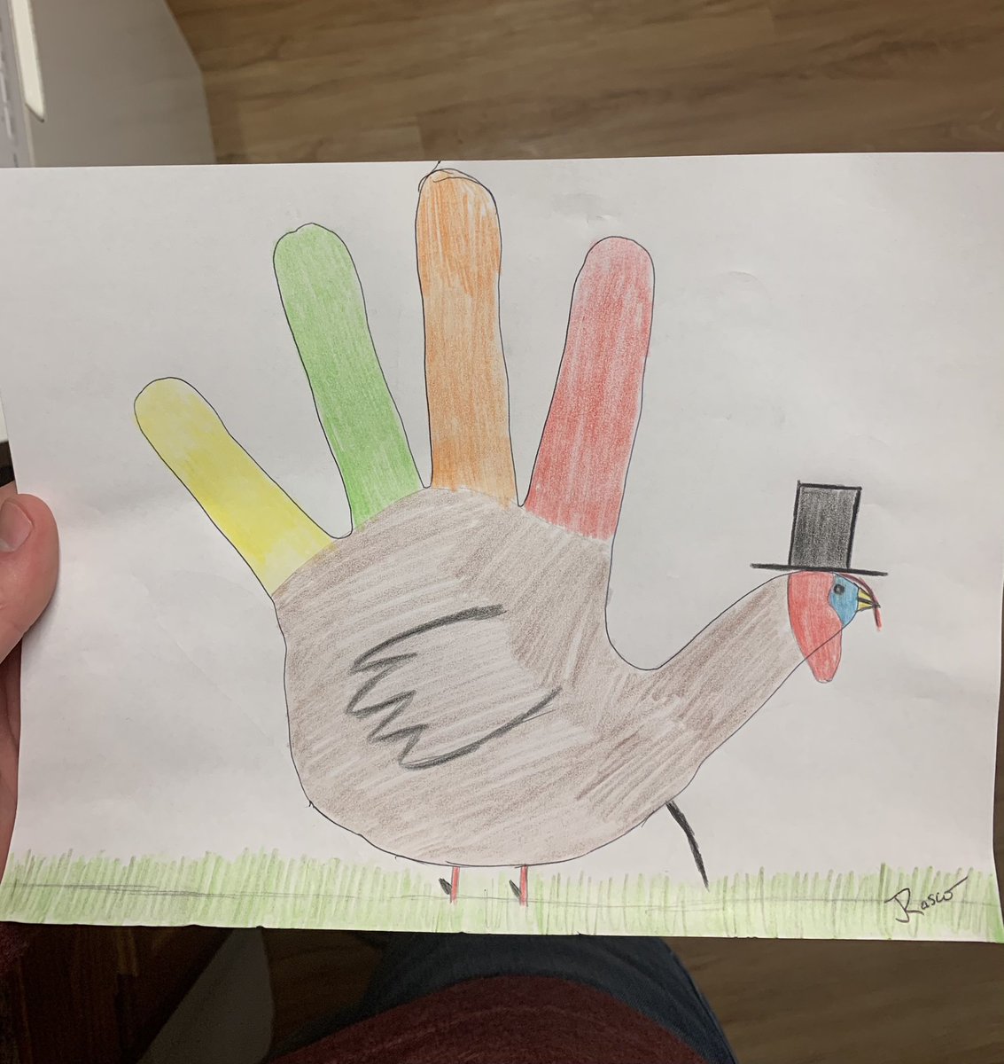 I saw that today is National #DrawABirdDay. So here is my “hand” drawn turkey strutting in a green field of #covercrop 😂 🦃

Has anyone else participated today?