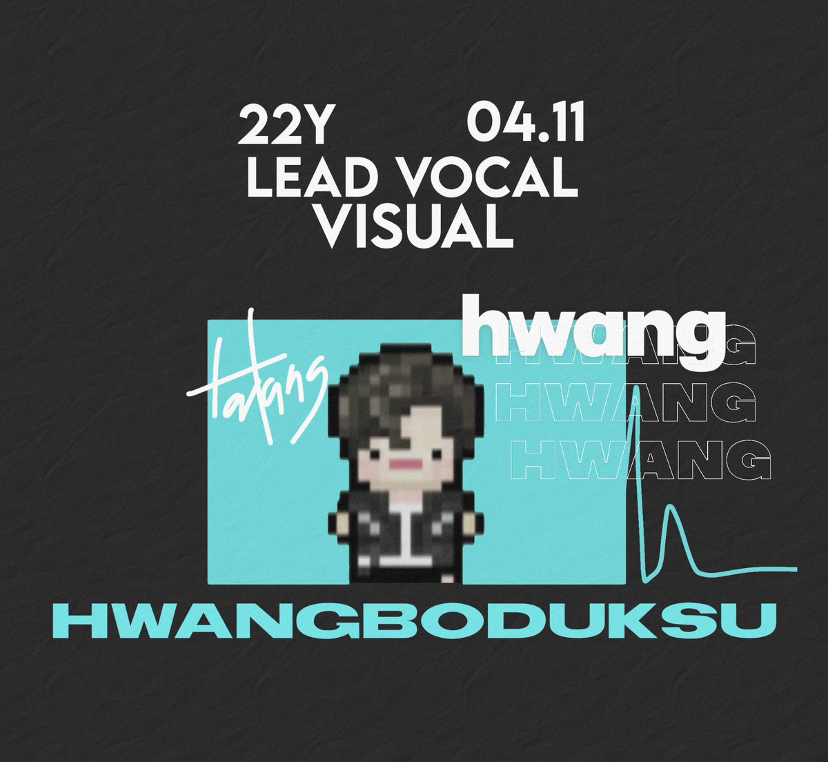 StudioImperio's tweet photo. V1BE MEMBER REVEAL
.
HWANG 🐶
. https://t.co/XIpAwB7Ykz