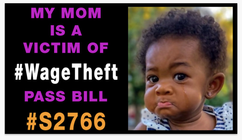 EmcwilliamsMc's tweet image. The strife and struggle to achieve economic equality by working men &amp;amp; women continues.... Criminal contractors stealing wages from their employees hurts us all.... #JoinTheFight to end #WageTheft Pass #S2766 #NYSenate