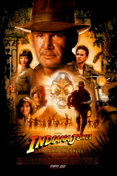 Here are another eight titles in my movie collection:657) Raiders Of The Lost Ark  658) Indiana Jones And The Temple Of Doom659) Indiana Jones And The Last Crusade  660) Indiana Jones And The Kingdom Of The Crystal Skull... 