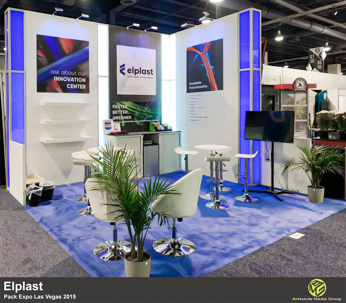 artsolute's tweet photo. ✨throwback series✨Elplast booth in Pack Expo 2019. Uncover the secret of a simple yet impactful exhibit design.
#throwbackseries #casestudy #PackExpo #tradeshow #exhibition #exhibits #marketing #facetoface #branding #boothdesign #exhibitdesign #boothbuilder #displaybuilder #AMG https://t.co/6aHrl2Vpzp