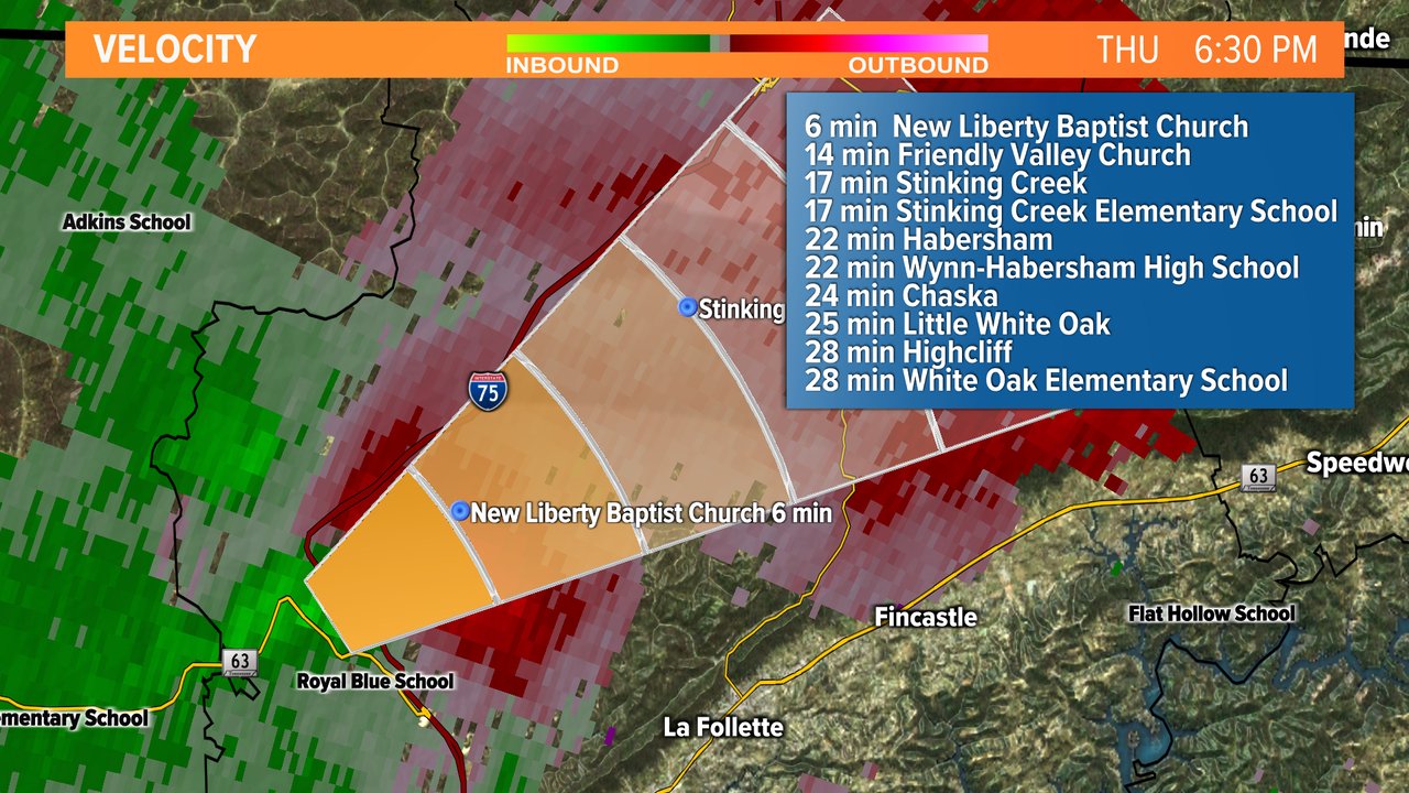 WBIR Weather on Twitter "TAKE SHELTER if you see your city in the blue