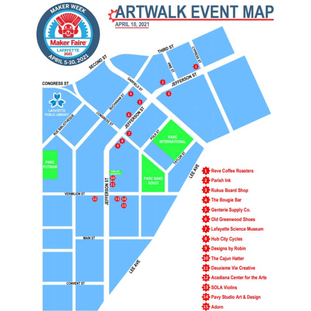 Maker Faire Lafayette tweet media