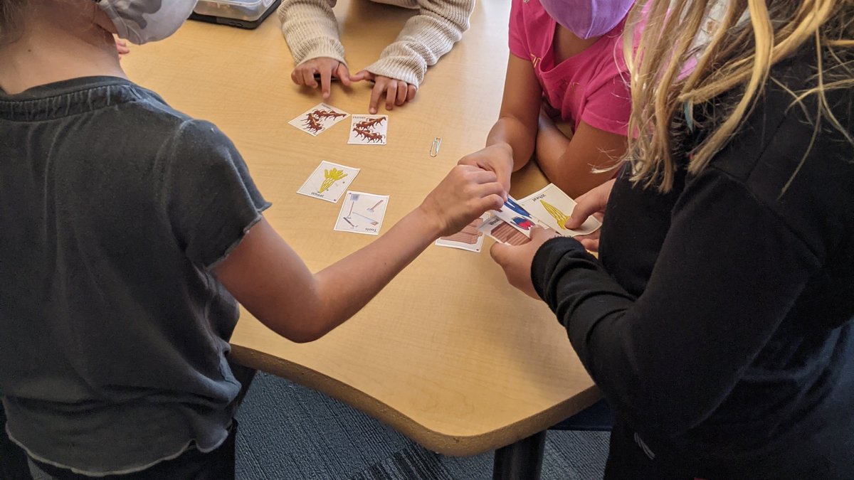 MDEregier's tweet photo. Would you survive as a settler? These Ss did by bartering to get all the needed supplies. Ss learned that some items were scarce and more difficult to find. Having fun while building content knowlege, collaboration, and problem solving skills! @BVWolfSprings https://t.co/KCc5biXkRP