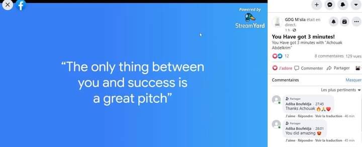 The second day is done ✅ successfully  💯 inspiring speakers and lots of #CourageToCreate ✌

 We still have a day full of rich sessions, join us tomorrow 🔥

✨PS: don't forget to register in the #iamremarkable
forms.gle/Aw2fcRh6JfCHZR…
<a href="/WomenTechmakers/">Women Techmakers</a>