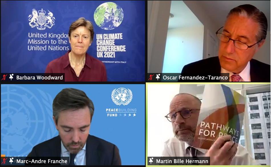 Today’s meeting of friends of the <a href="/UN/">United Nations</a> Peacebuilding Fund focused on solutions for ensuring adequate &amp; predictable financing for #peacebuilding 🕊

🇩🇰 is a proud contributor to the Fund &amp; DKAmb <a href="/BilleHermann/">Martin Bille Hermann</a> encouraged a continued focus on the business case for #ConflictPrevention