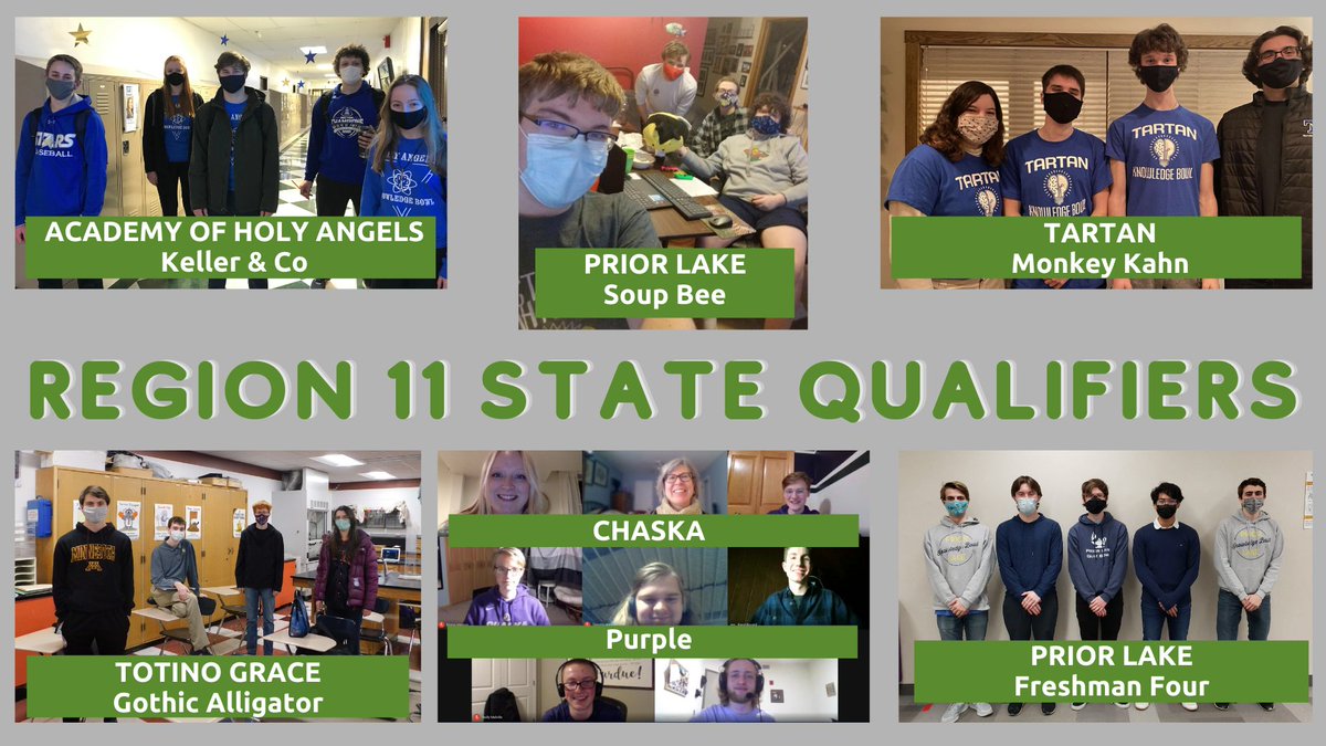 kb_maddog's tweet photo. Good luck to the Metro Region teams competing in the Virtual State Meet tomorrow!! 🎉
#KnowledgeBowl https://t.co/fsn2tBdzec
