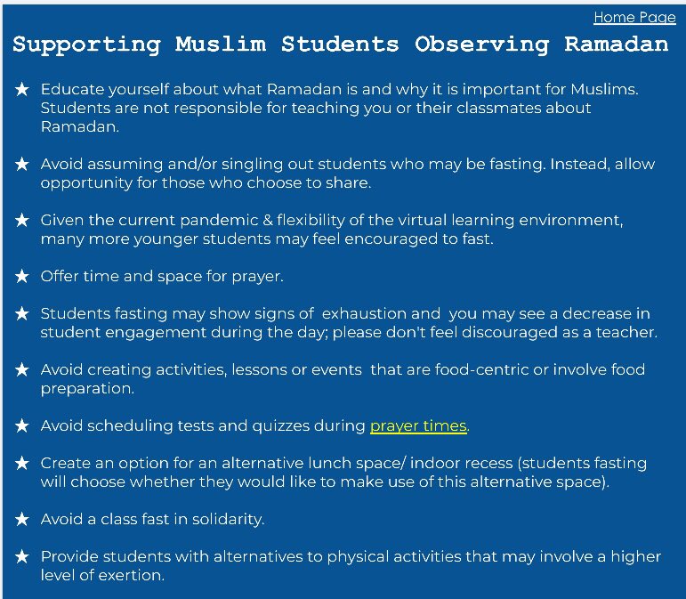 As Ramadan is near approaching, how will you support, celebrate & deepen the learning around Islam & the Muslim Identity? Use this educators choice board to support and further your understanding bit.ly/IHBoard TU @a_kalaitzis @MsGurdyal @a_taeput @VittaGreen @MrsCoutu