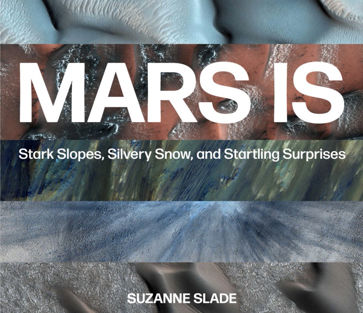 HiRISE's tweet photo. We just finished a Zoom presentation with @AuthorSSlade for the release of her book “MARS IS” and want to thank her and @PoliticsProse for the opportunity to talk about Mars and HiRISE! https://t.co/5kY17n2ArS