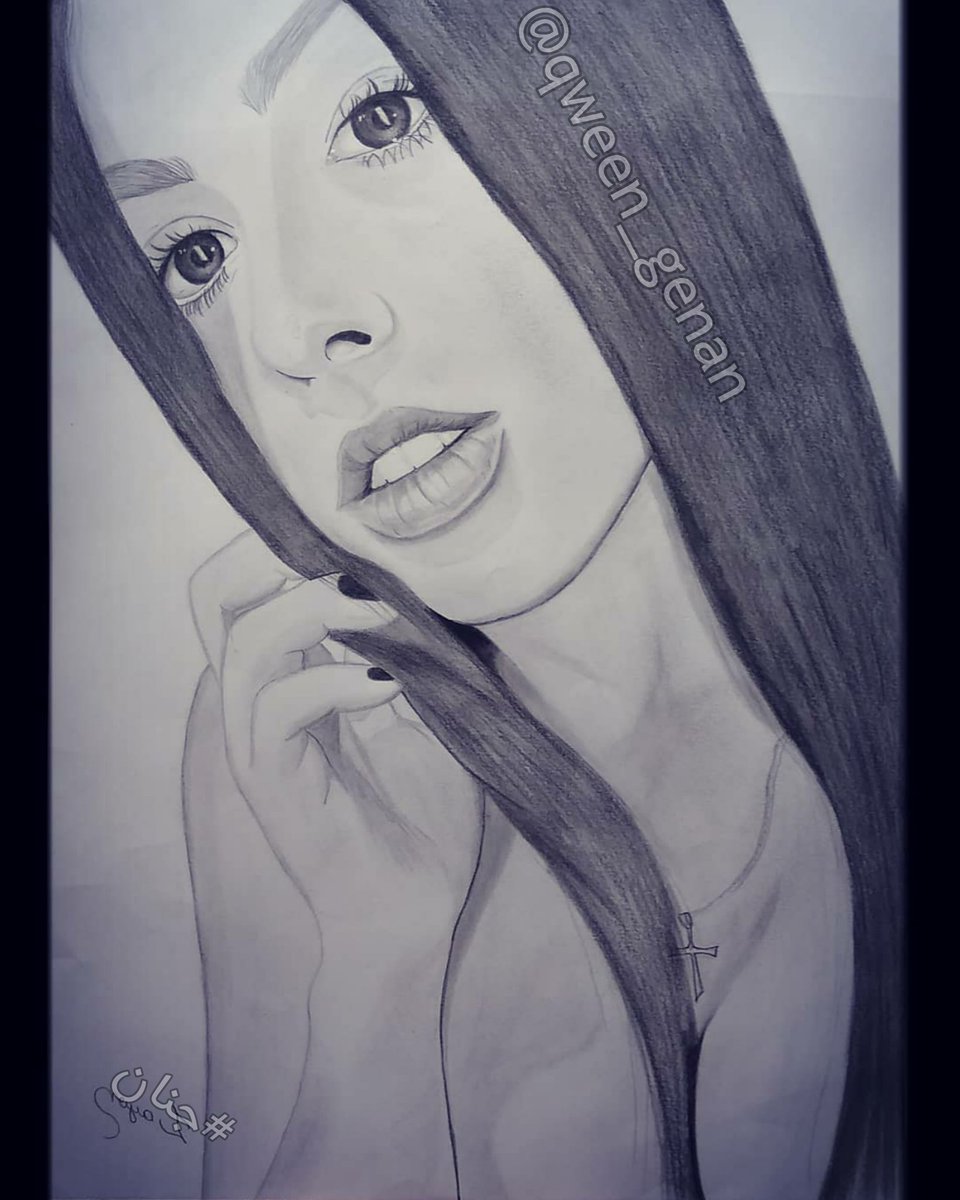 ترى رسم ملاك مثل جنان <a href="/Qween_genan/">الملكة #جنان 66.66k</a> حاجة صعبة مررررة أتحدى أي أحد يرسم احسن مني 😊💪