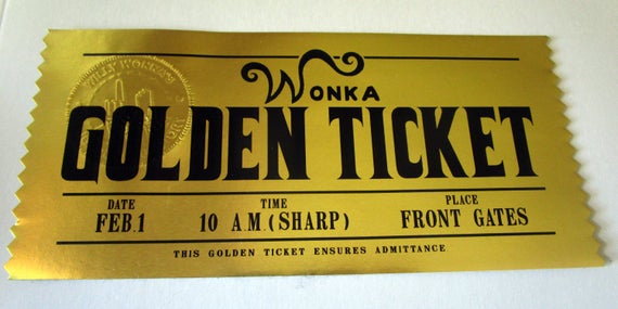 Золотой билет фабрика. Золотой билет из Чарли и шоколадная фабрика. Шоколад Вонка с золотым билетом.