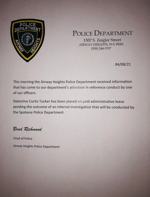 Airway Heights Police Department AirwayPolice profile Musk Viewer