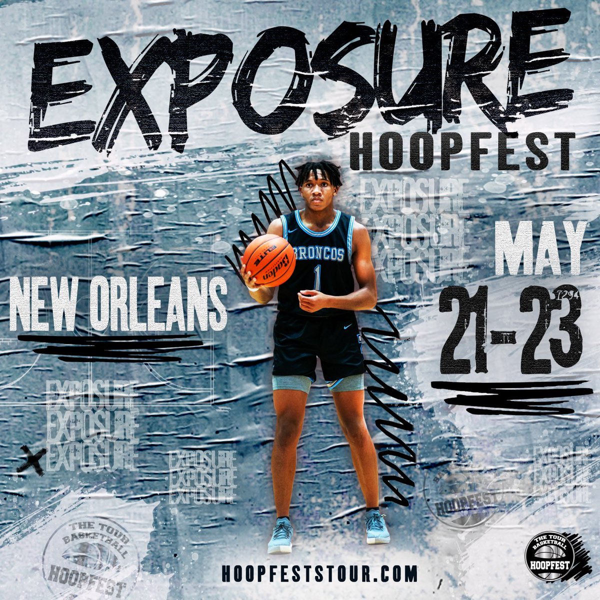 The BIG Exposure HoopFest: May 21-23 in New Orleans! Top Teams, Top Players, Top Media Platforms! #1 tournament in the Deep South! 

📍New Orleans 

➡️ Scouting Services
➡️ National Media 
➡️ Top Competition
➡️ Live Streamed  
➡️ Event Coverage

hoopfeststour.com/exposure-hoopf…