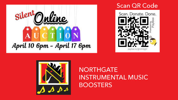 NIMBNorthgate's tweet photo. Sneak preview of NIMB's silent auction items 
NOW at https://t.co/G6rBmk1rkT that will be up for bid at this year's 7th Annual Orchestra &amp; Band On The Run. Bidding starts THIS Sat, April 10, 6pm PST, 
ends 4/17/21. Invite your friends &amp; families. You can scan code below too! https://t.co/l5RLUo6Tn2