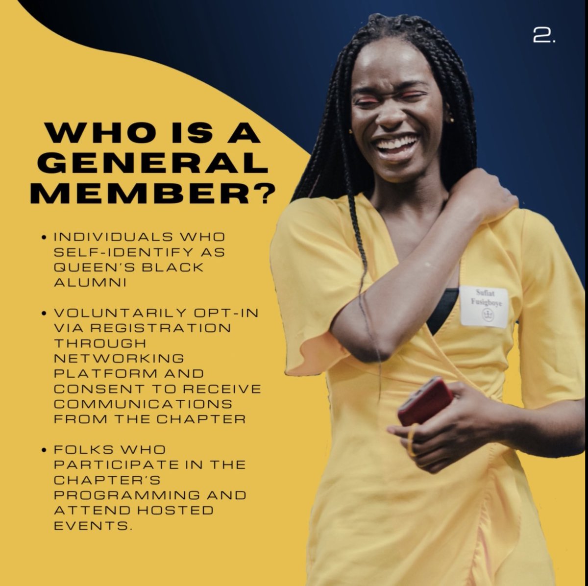 qbachapter's tweet photo. Hey #GENERALMEMBERS! We heard that you want to get more involved but don’t know-how. 🤔 Swipe through this post and click the #LINKINBIO to learn more! If you have any questions feel free to message us or comment below 👇🏾
•
•
•
#Qbachapter
#BlackAlumni
#QueensUniversity https://t.co/htMSGWHVyR