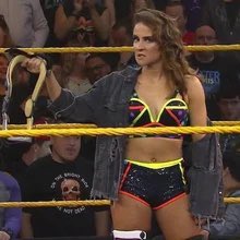 FigzAndy's tweet photo. @Mattel @RingsideC For the next Fan takeover or an elite in general!! We need @DakotaKai_WWE in one of these attires!!! #dakotakai #actionfigure https://t.co/NQjusScHpt