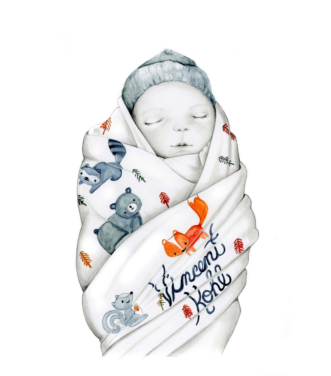 abitofwhimsyart's tweet image. Excited to share a new example of my latest portrait. My little clients are inspiring me every day. #stillborngift etsy.me/3s05hZh