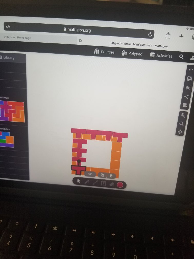 GenGreeneGators's tweet photo. Mrs. Williams’ 3rd graders learned about tetrominoes, polygons with an area of 4 square units. Students explored using tetrominoes & created pictures. #virtualmathmanipulatives #mathisfun https://t.co/MlRtb7EpbV
