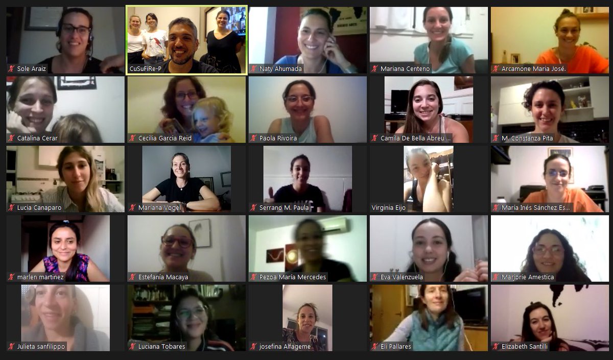 👨🏻‍💻Así pasó nuestro 2do encuentro sincrónico del CuSuFiRe-P 2021, compartiendo conocimientos formando nuestra comunidad de aprendizaje 🙌🏽
<a href="/kinerespihiba/">Kinesiologia Hospital Italiano</a> #IHUI
<a href="/mximenaiglesias/">Xime Iglesias</a>