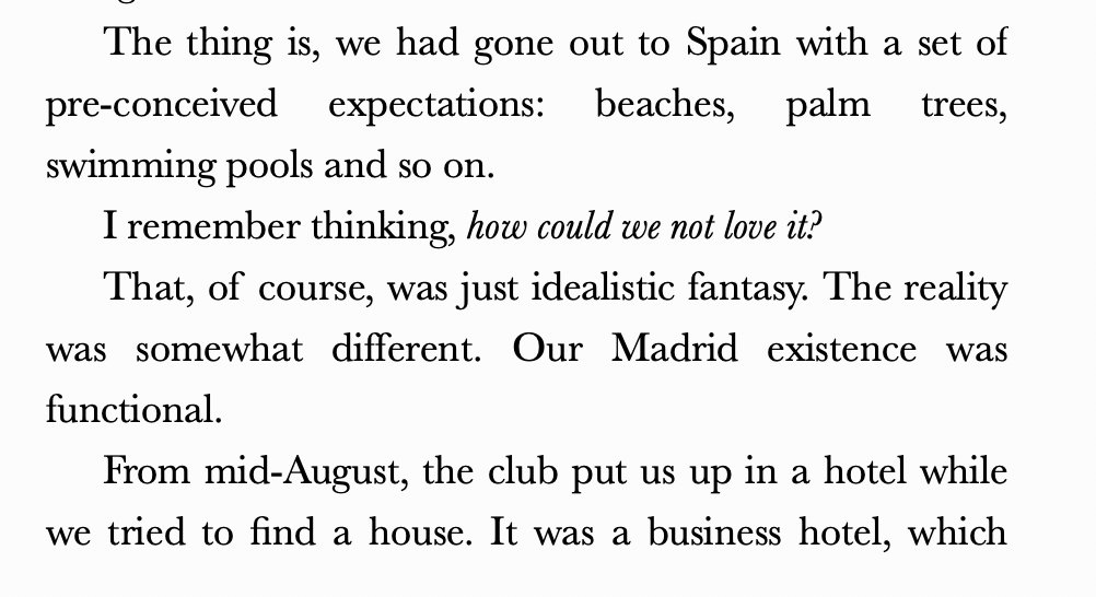 can't believe no one told owen that madrid isn't a beach resort.